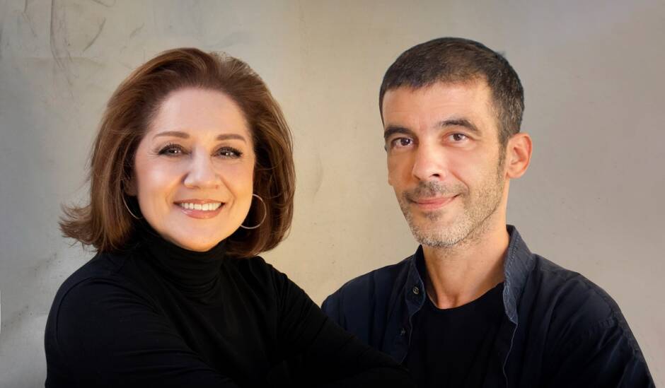 Η Μαργαρίτα Ζορμπαλά και ο Απόστολος Ρίζος στο θέατρο Ακροπόλ